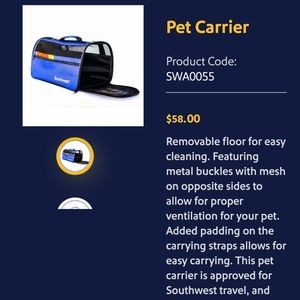 Southwest airline carrier